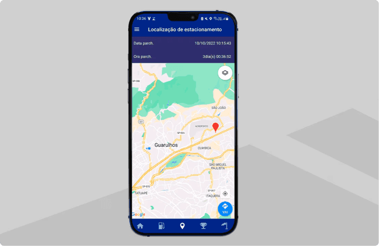 LOCALIZAÇÃO DE ESTACIONAMENTO